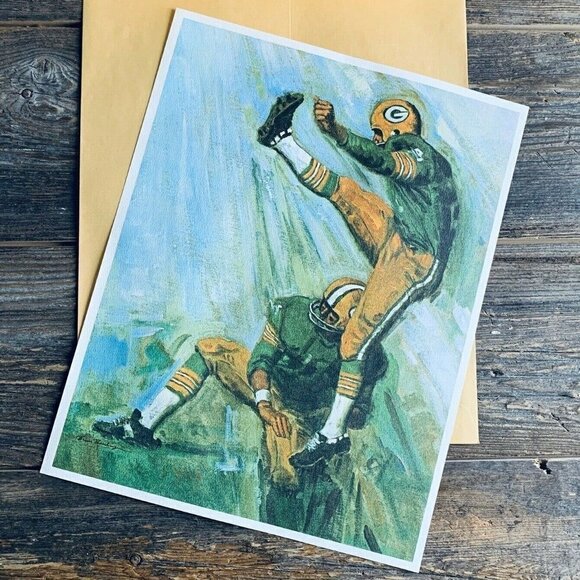 1965 1966 Green Bay Packers in Action The Extra Point #8 New Old Stock Mobil VTG - Picture 12 of 12